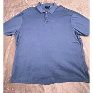 ALFANI Men's Casual Polo Shirt - XXL - Light Blue